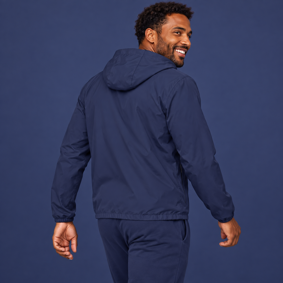 Soft Hooded Sports Jacket