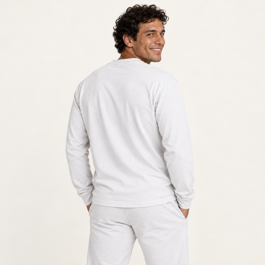 Essential Non-Shrink Mock Neck Sweatshirt
