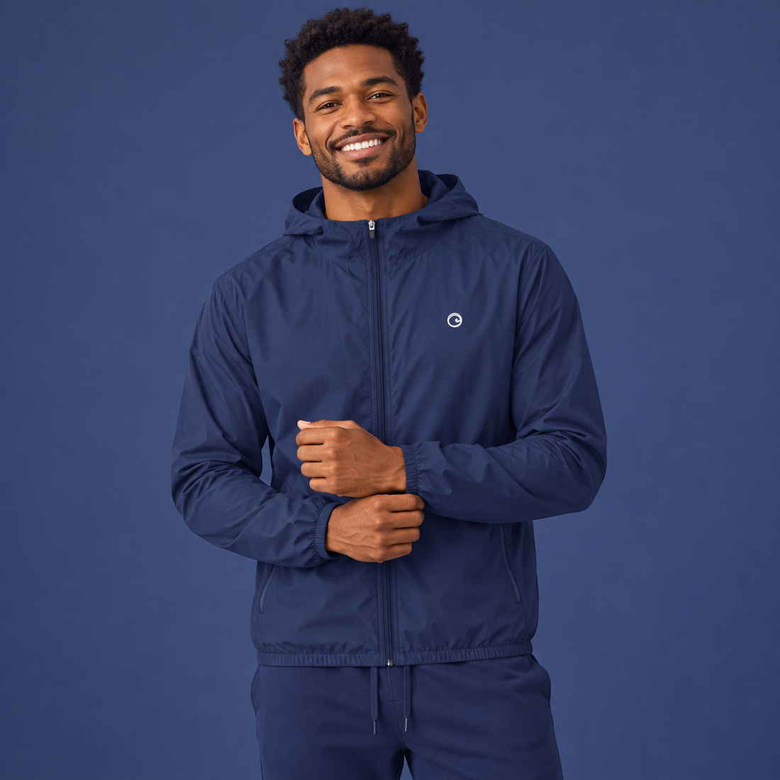 Soft Hooded Sports Jacket