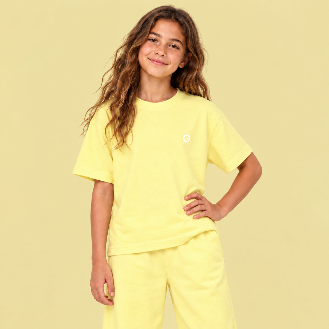 Kid’s Solid Crewneck T-Shirt