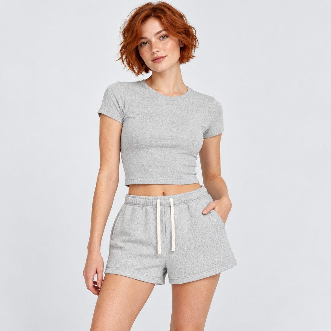 Essential Fleece Drawstring Sweatshorts