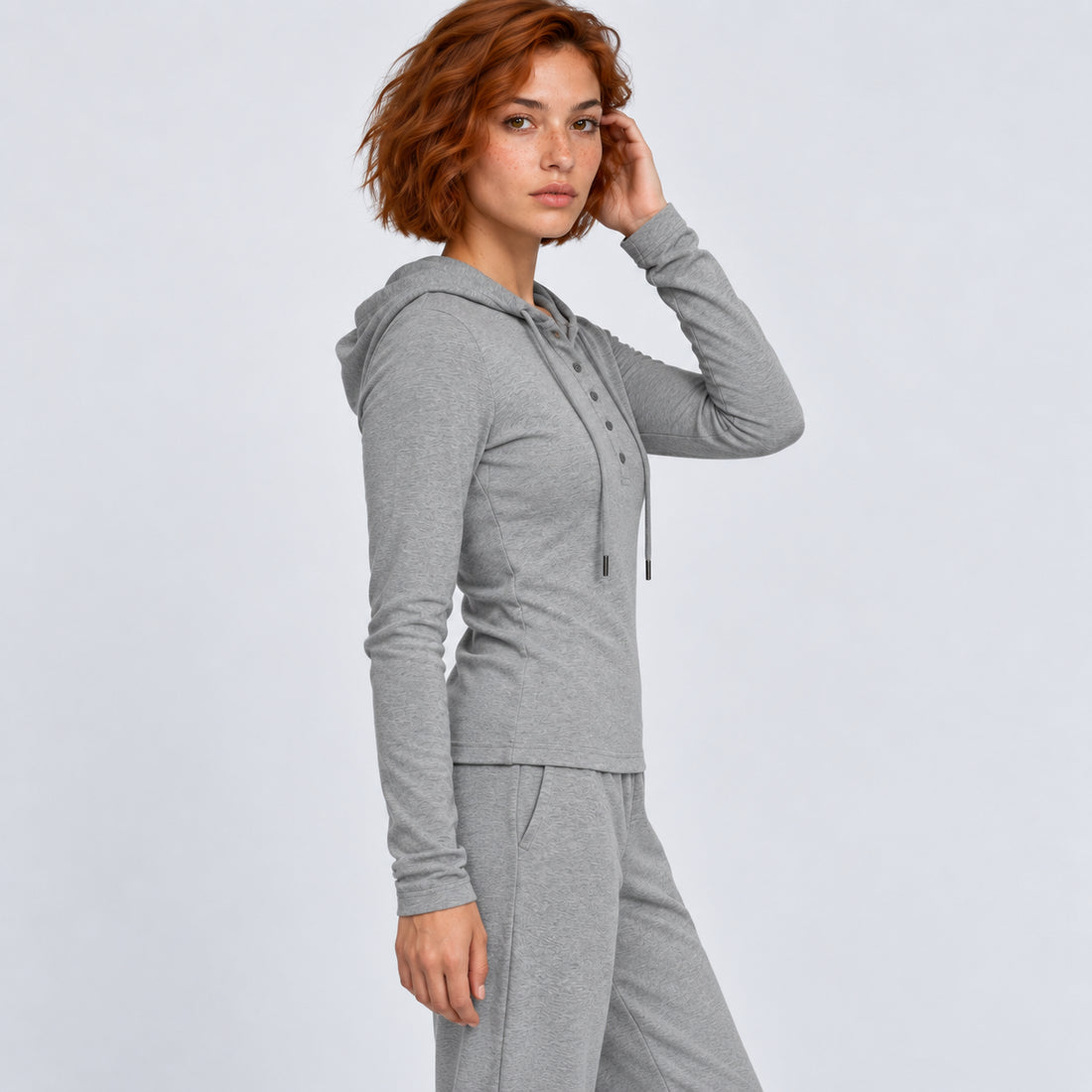 Women’s Slim Half-Button T-Shirt