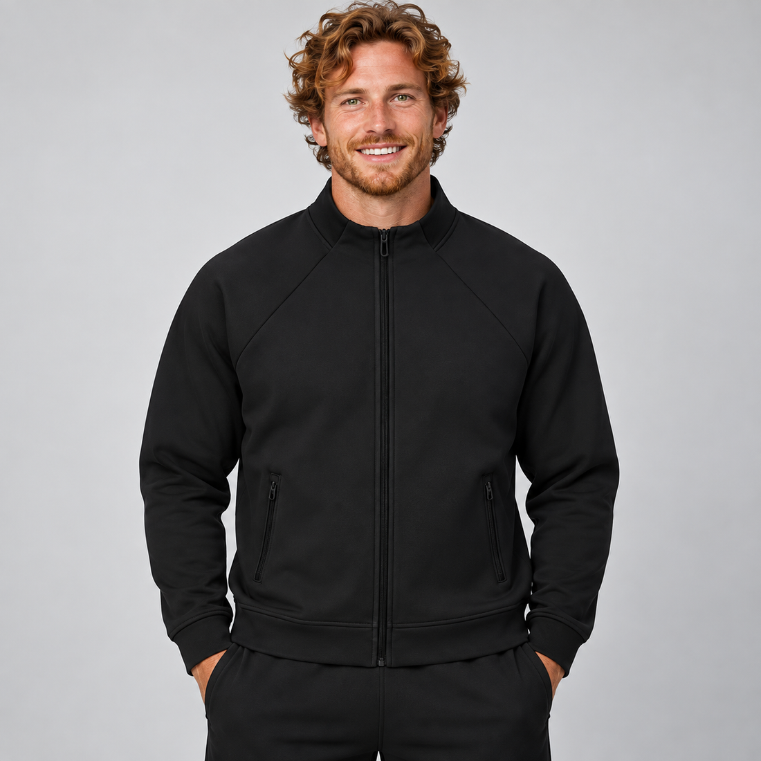 Unisex Stand Collar Jacket