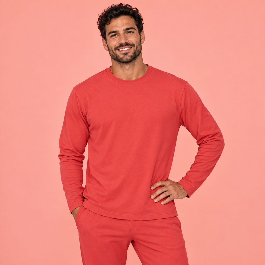 Unisex Vintage Wash Long Sleeve Boxy T-Shirt