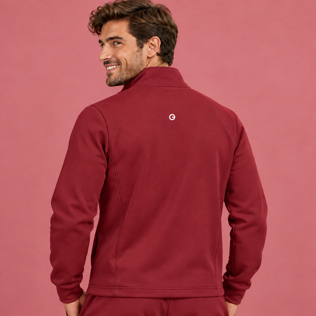 Unisex Stand Collar Track Jacket