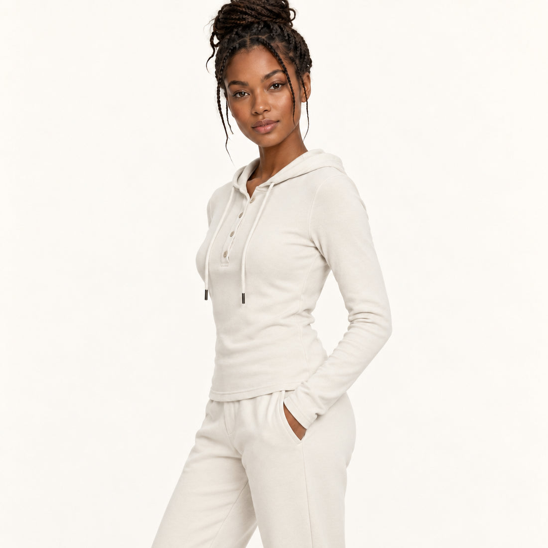 Women’s Slim Half-Button T-Shirt