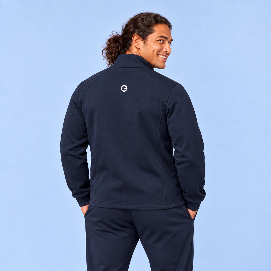 Unisex Stand Collar Track Jacket