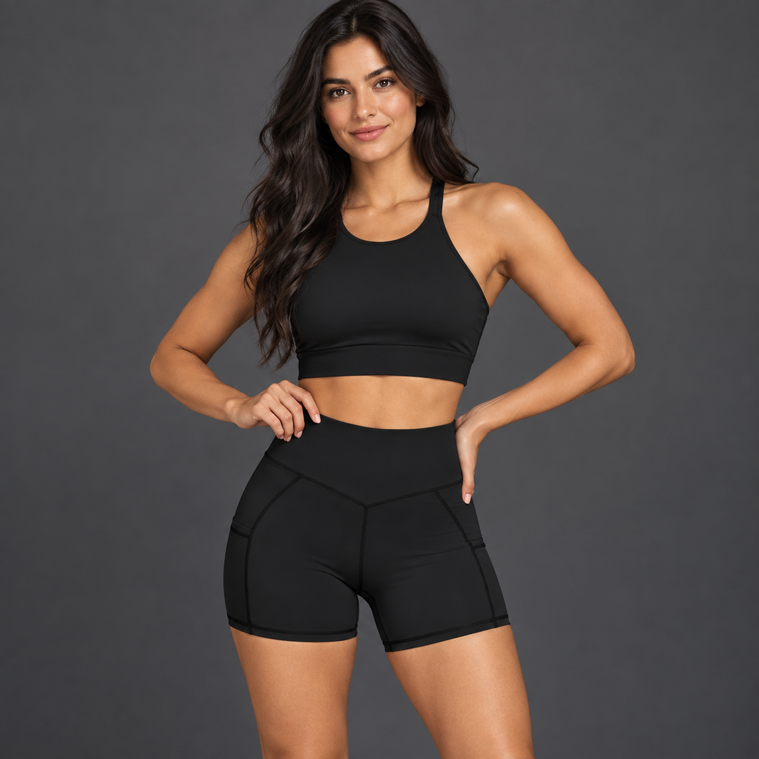 Women’s High Rise Pocket Yoga Shorts