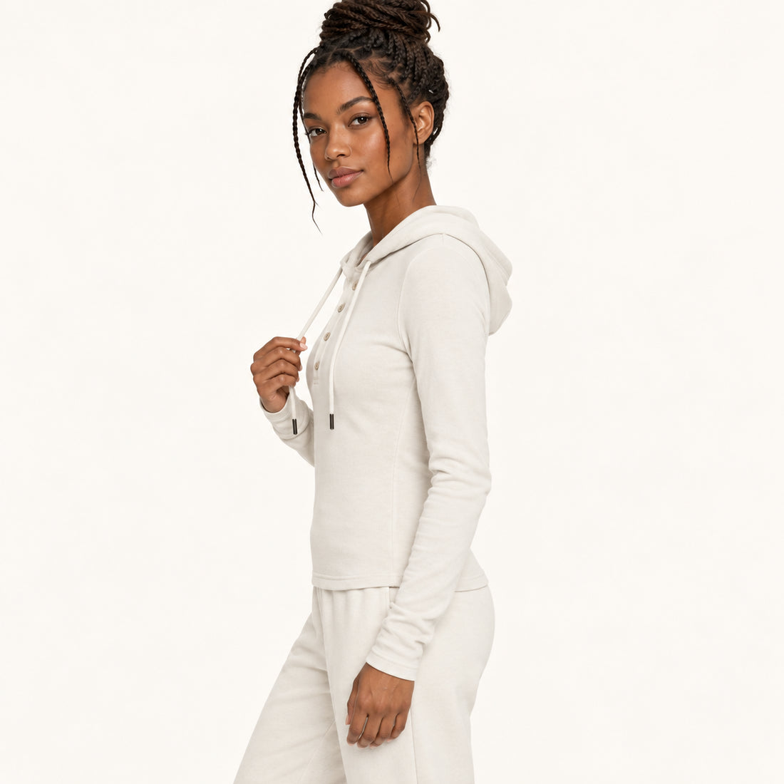 Women’s Slim Half-Button T-Shirt