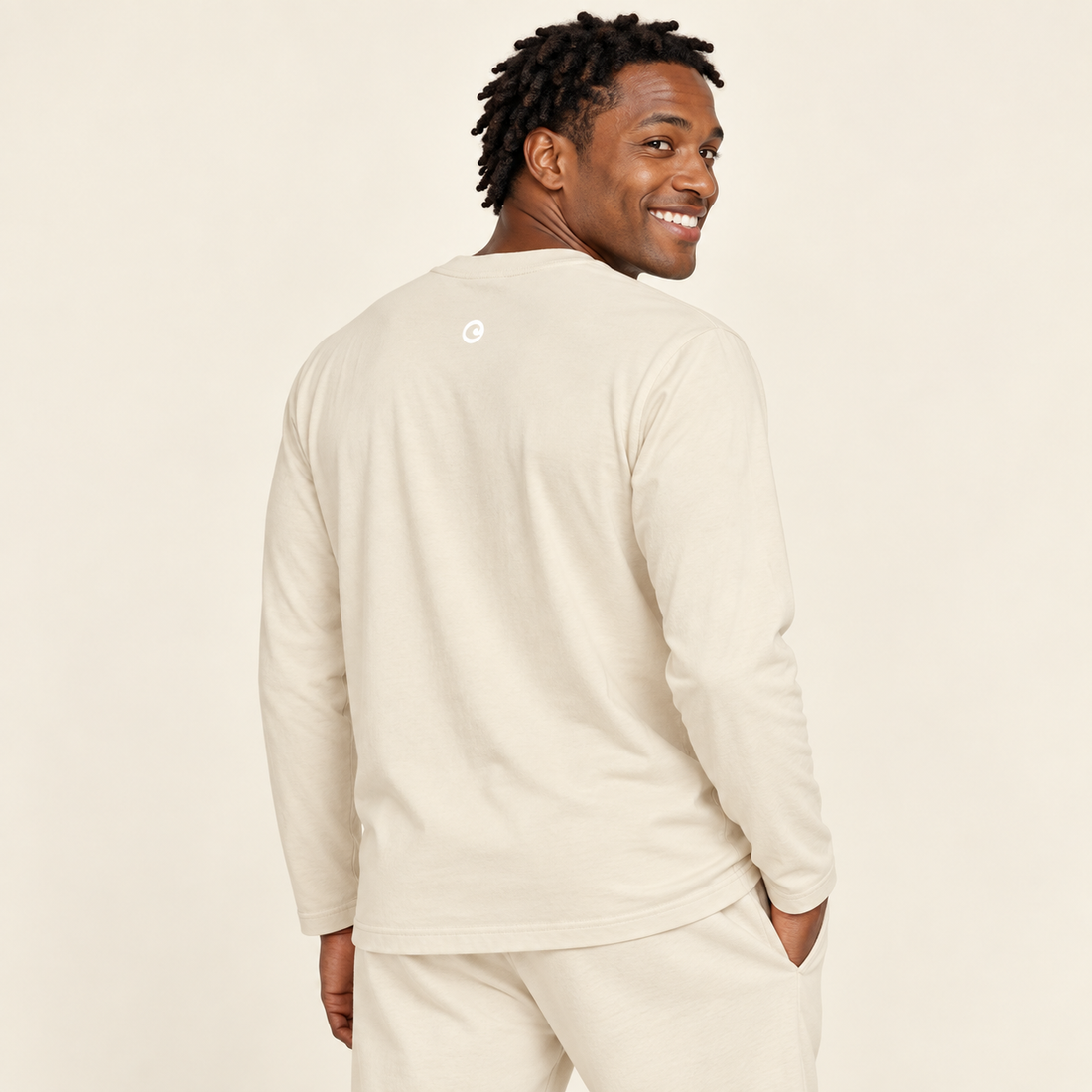 Unisex Vintage Wash Long Sleeve Boxy T-Shirt