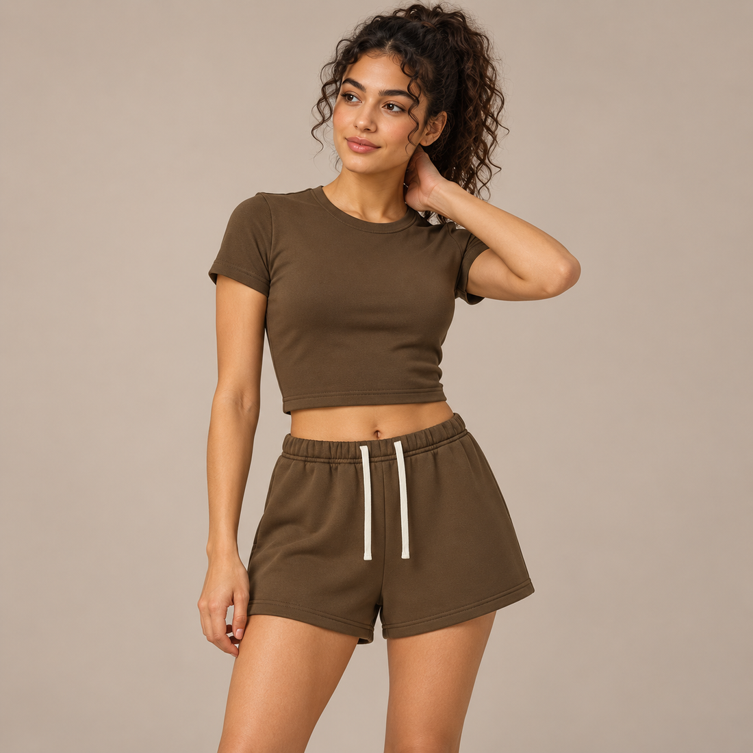 Essential Fleece Drawstring Sweatshorts