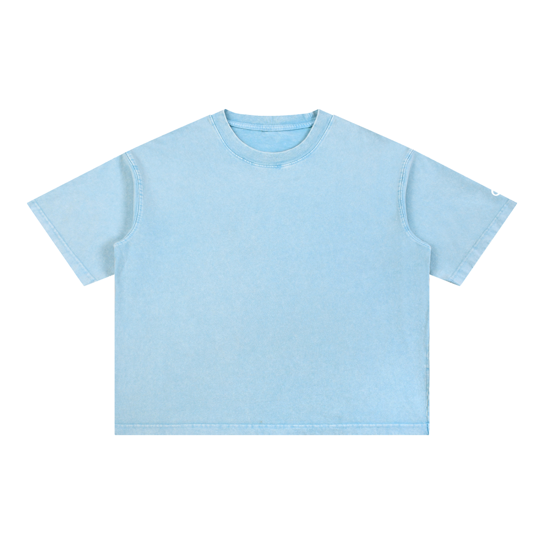 Mineral Wash Boxy Cotton T-Shirt