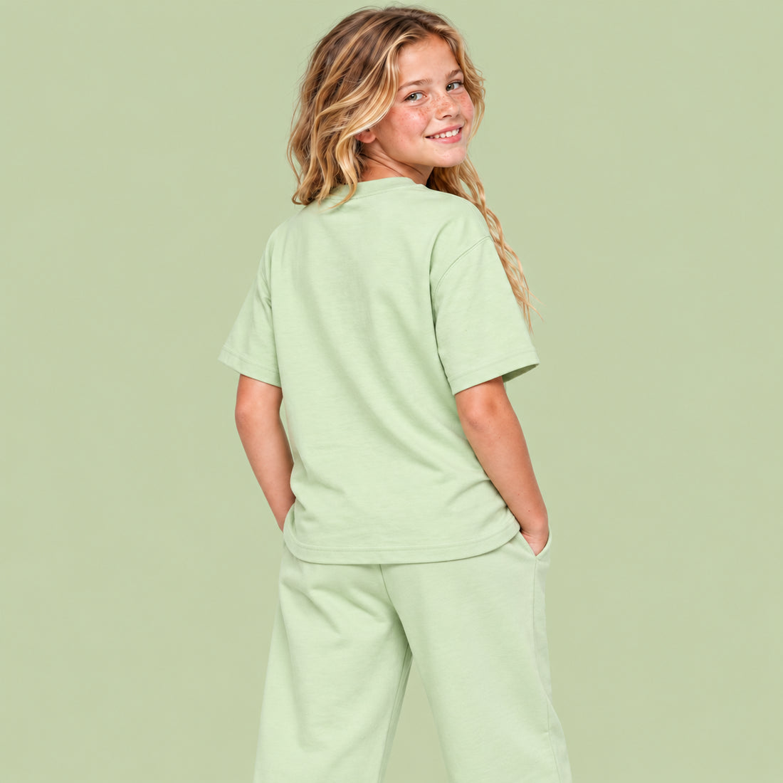 Kid’s Solid Crewneck T-Shirt