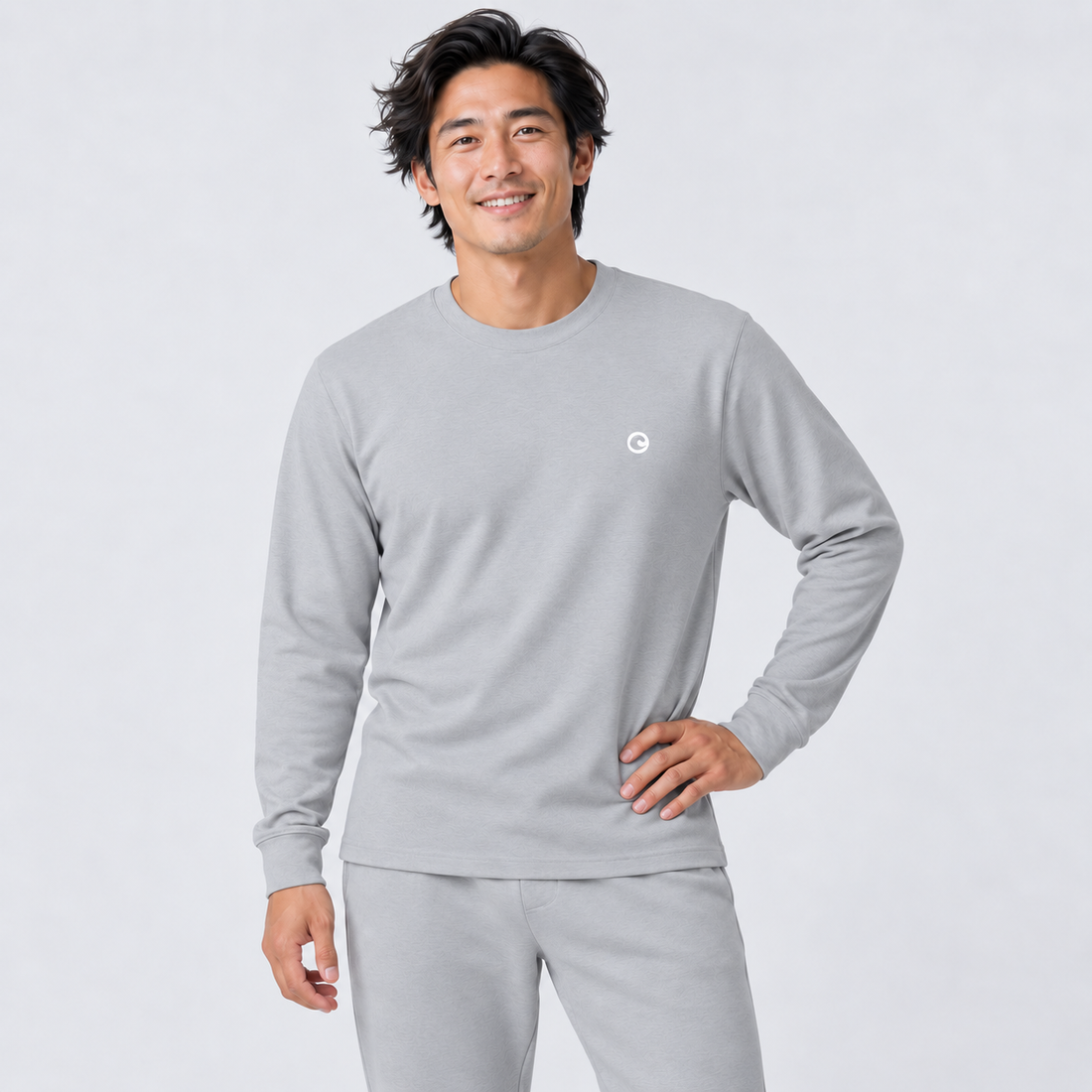 Essential Crewneck Long-Sleeve T-Shirt