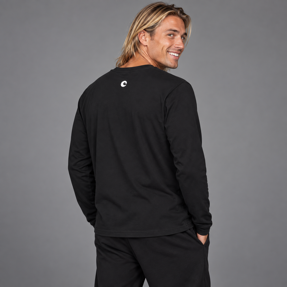 Unisex Vintage Wash Long Sleeve Boxy T-Shirt