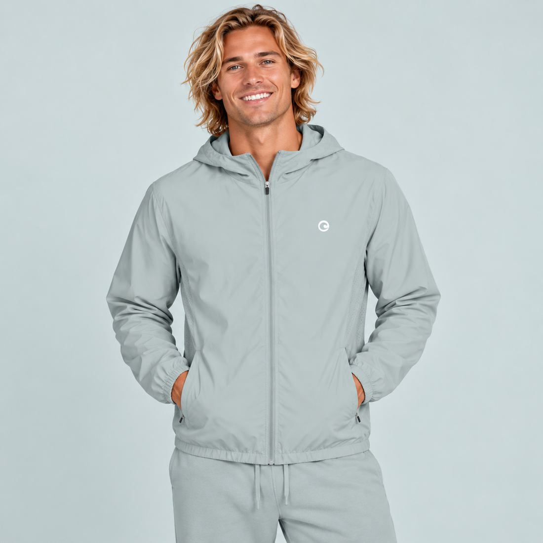 Soft Hooded Sports Jacket