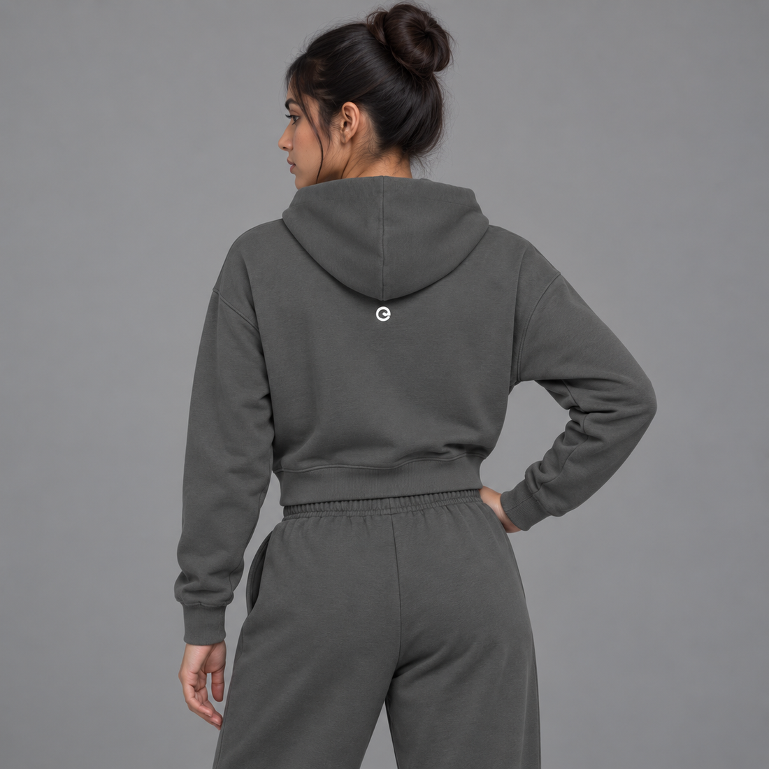 Women’s Crop Drop Shoulder Hoodie