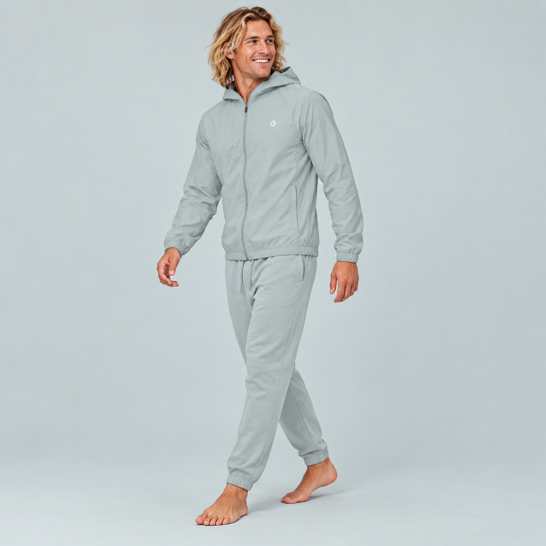 Soft Hooded Sports Jacket