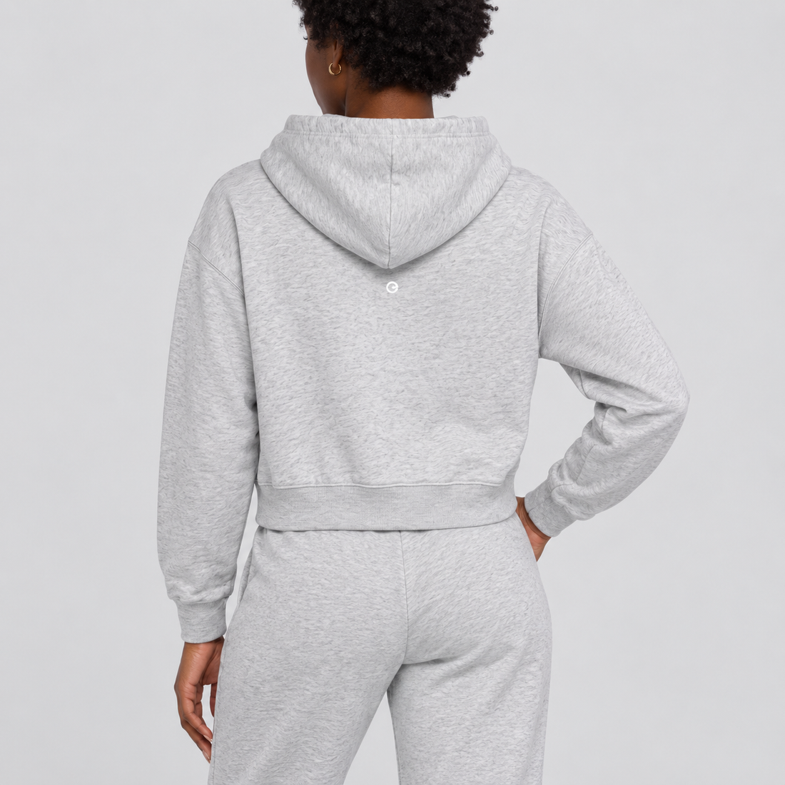 Women’s Crop Drop Shoulder Hoodie