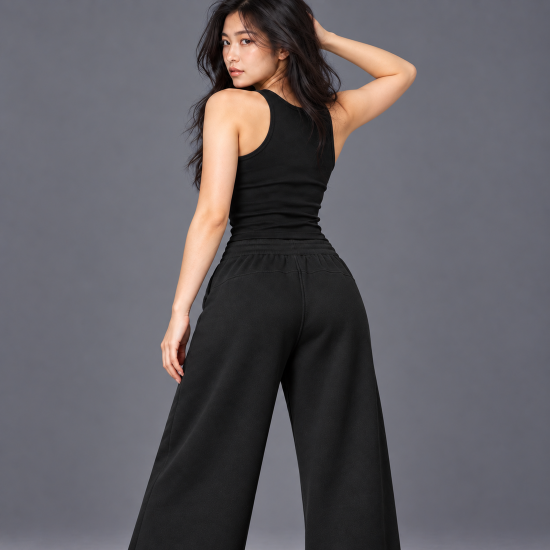 Essential Drawstring Straight-Leg Sweatpants