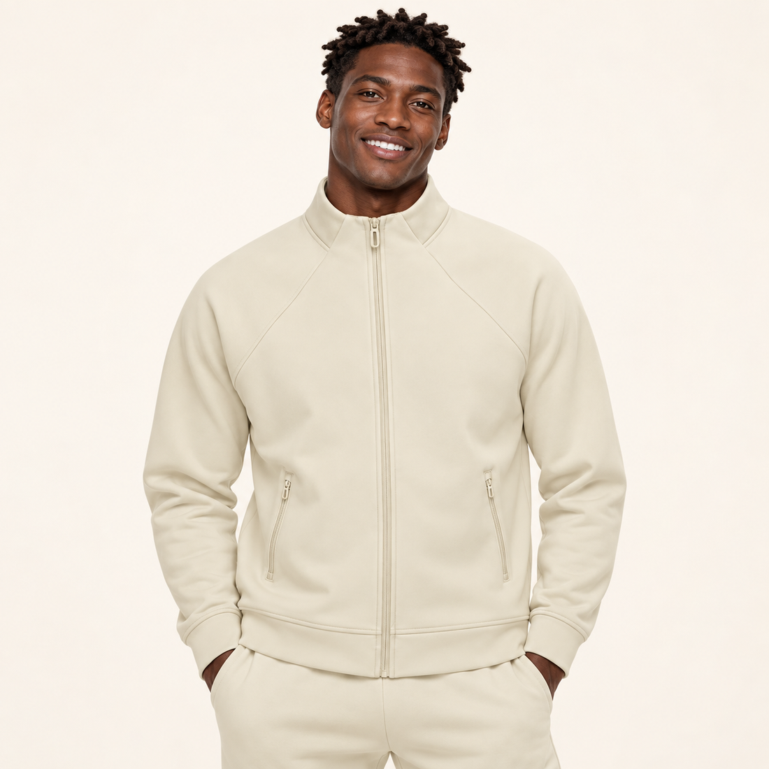 Unisex Stand Collar Jacket