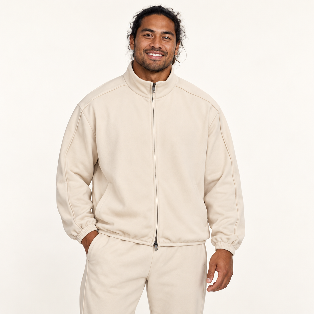Essential Heavyweight Stand Collar Jacket