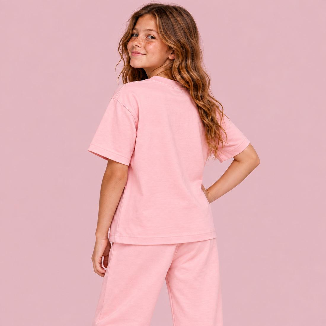 Kid’s Solid Crewneck T-Shirt