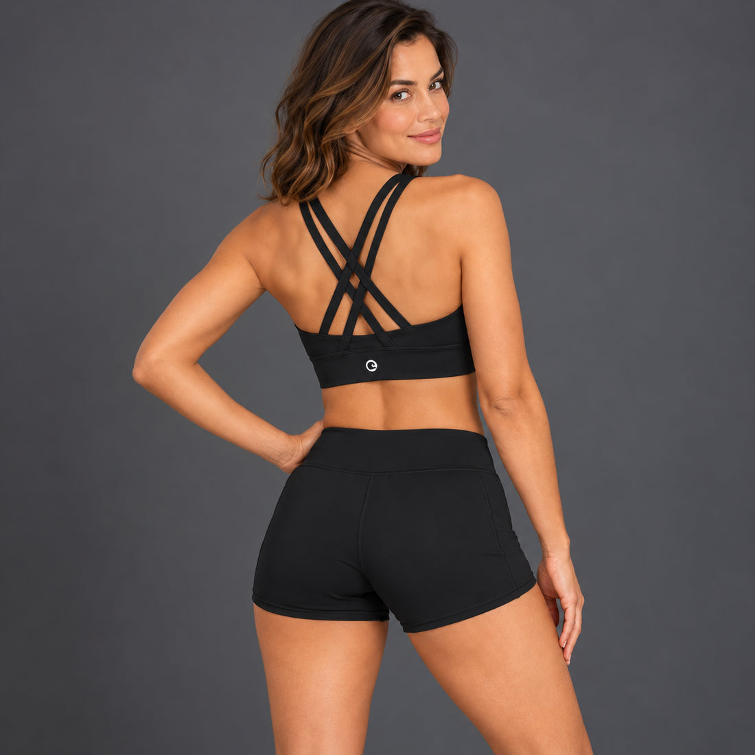 Strappy Criss-Cross Sports Bra