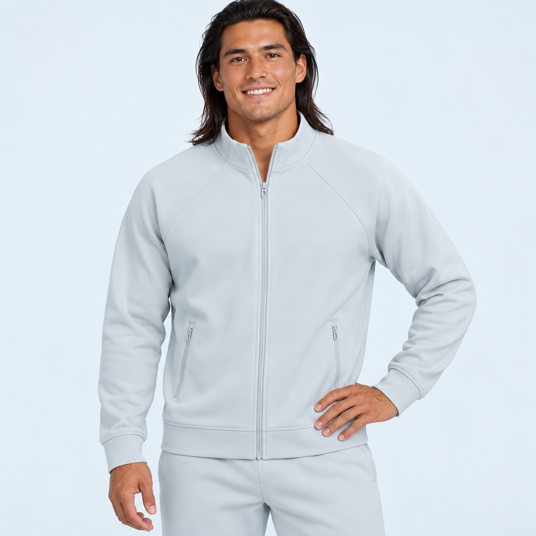 Unisex Stand Collar Jacket