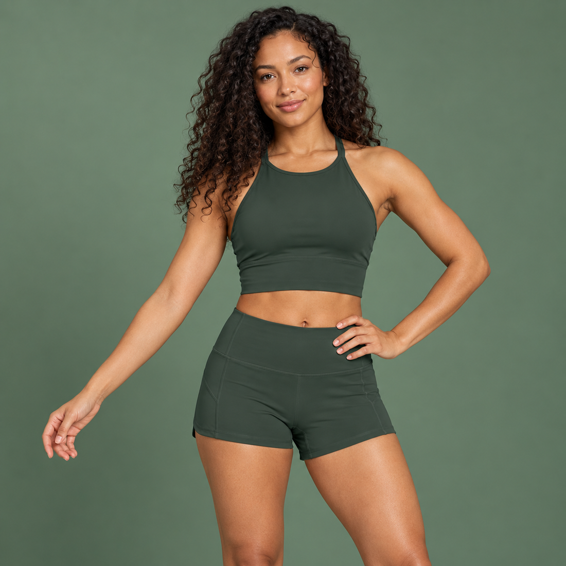 Women’s High-Waist Yoga Shorts