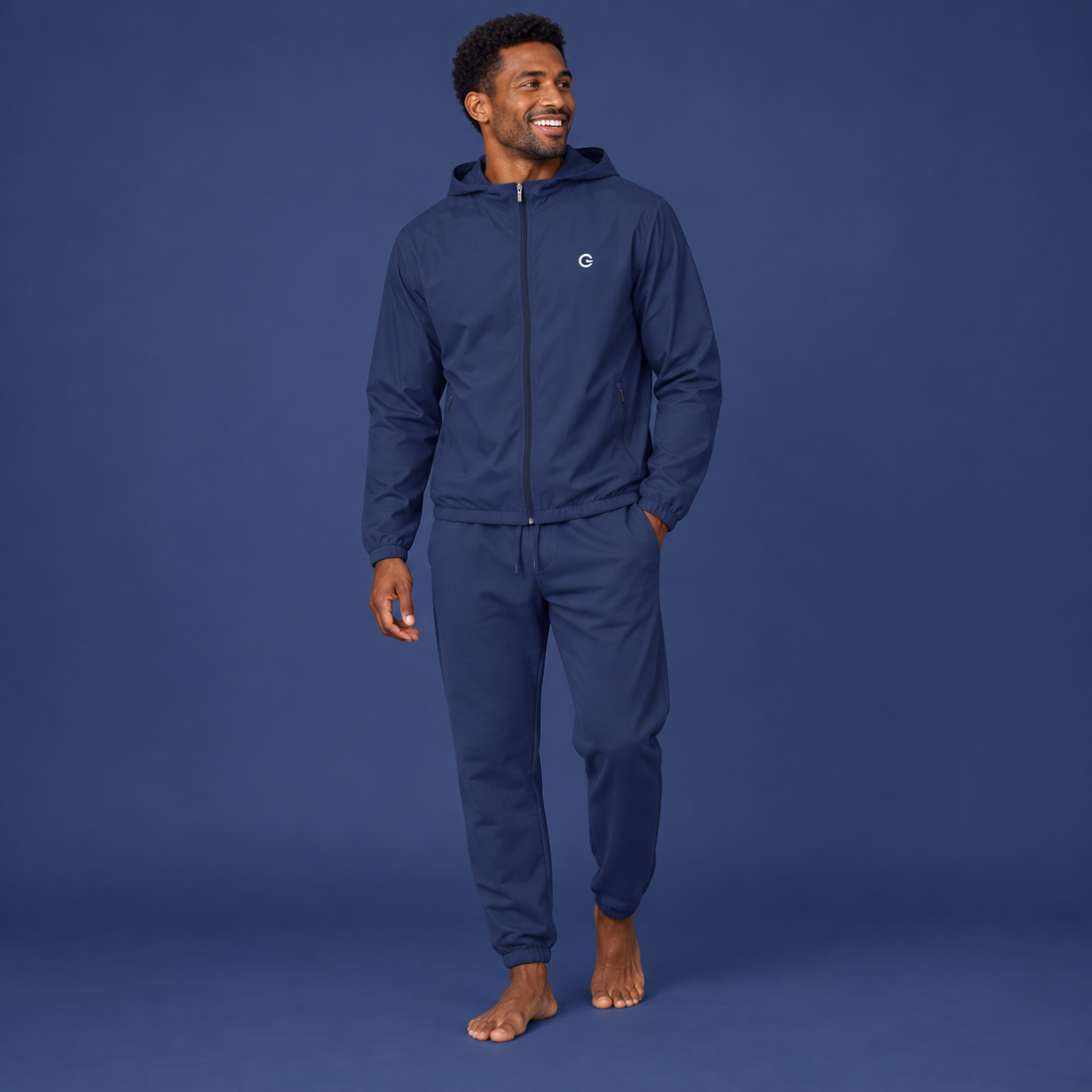 Soft Hooded Sports Jacket