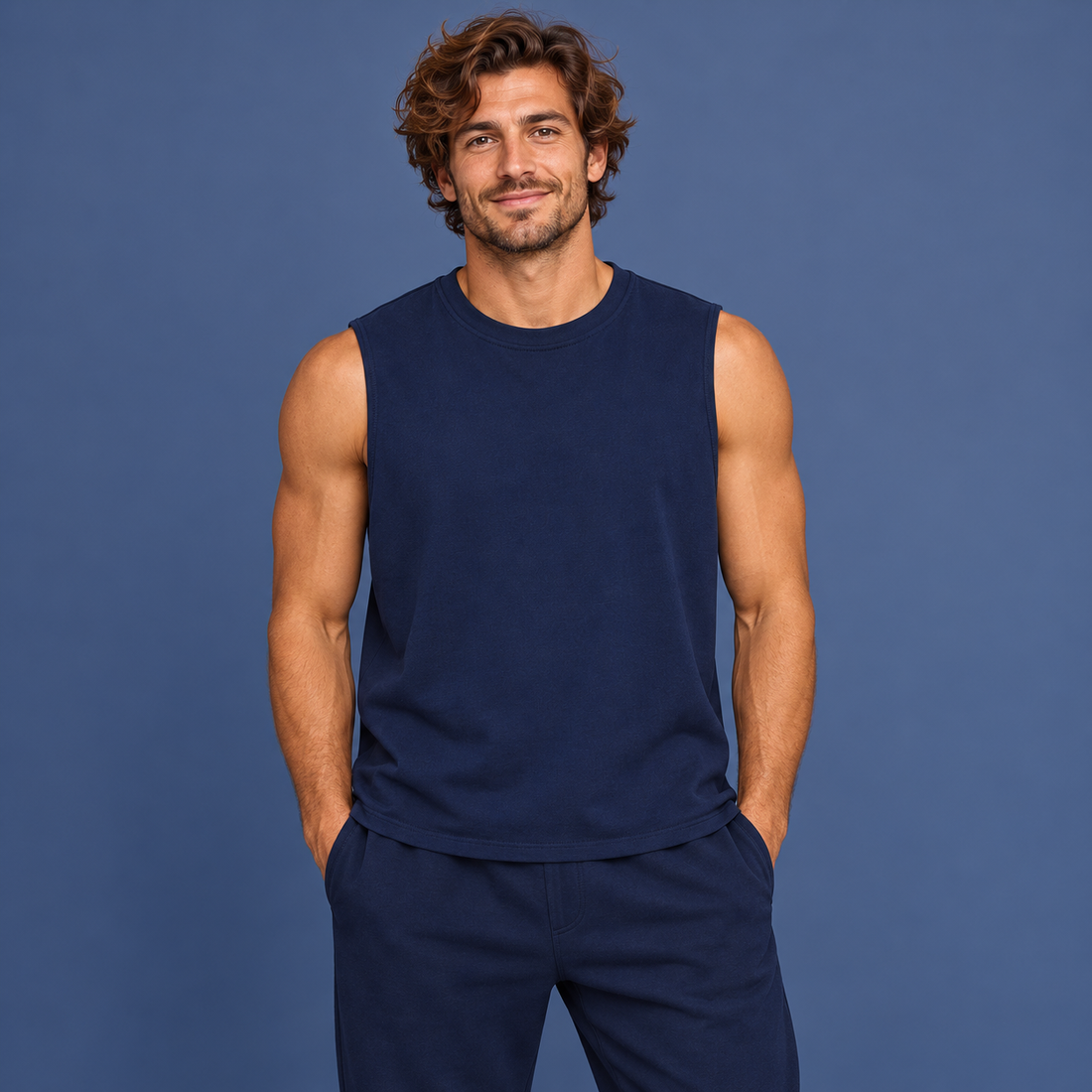 Men’s Oversized Cotton Tank Top