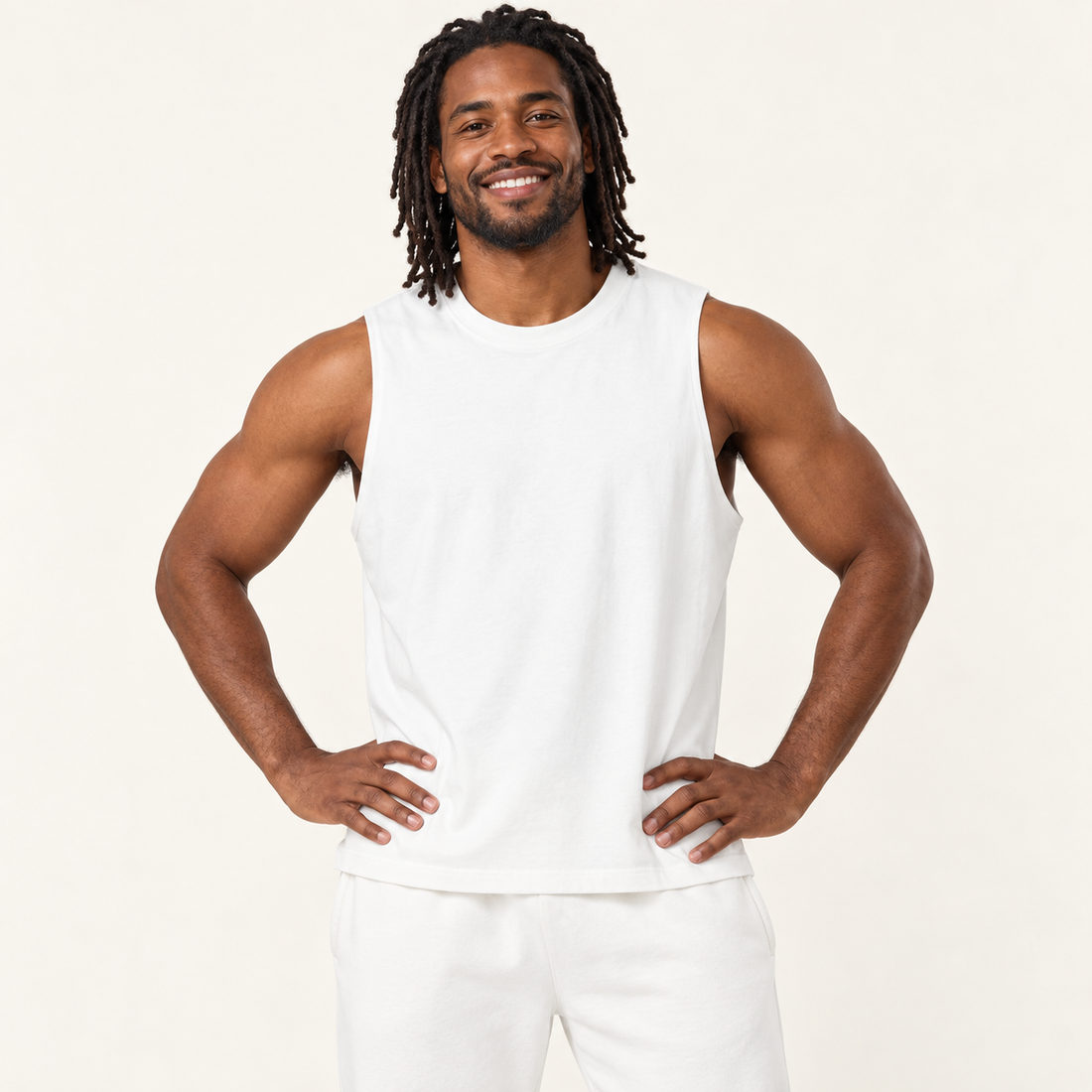 Men’s Oversized Cotton Tank Top