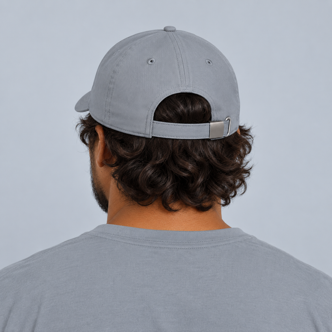 Coastal Wave Washed Cap — Minimal Beach Logo Dad Hat