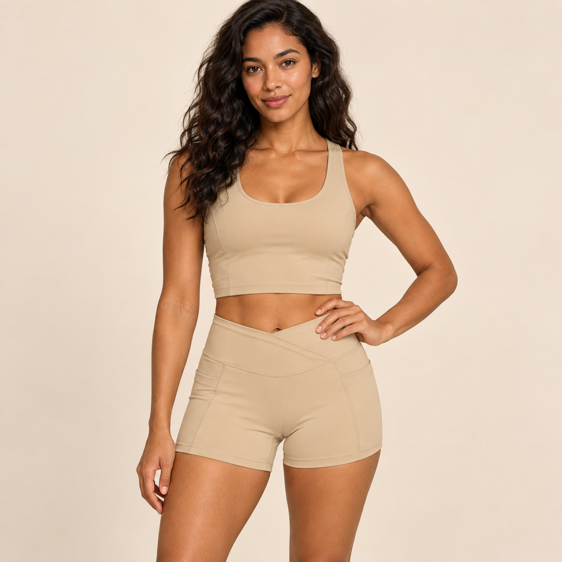 Women’s High Rise Pocket Yoga Shorts
