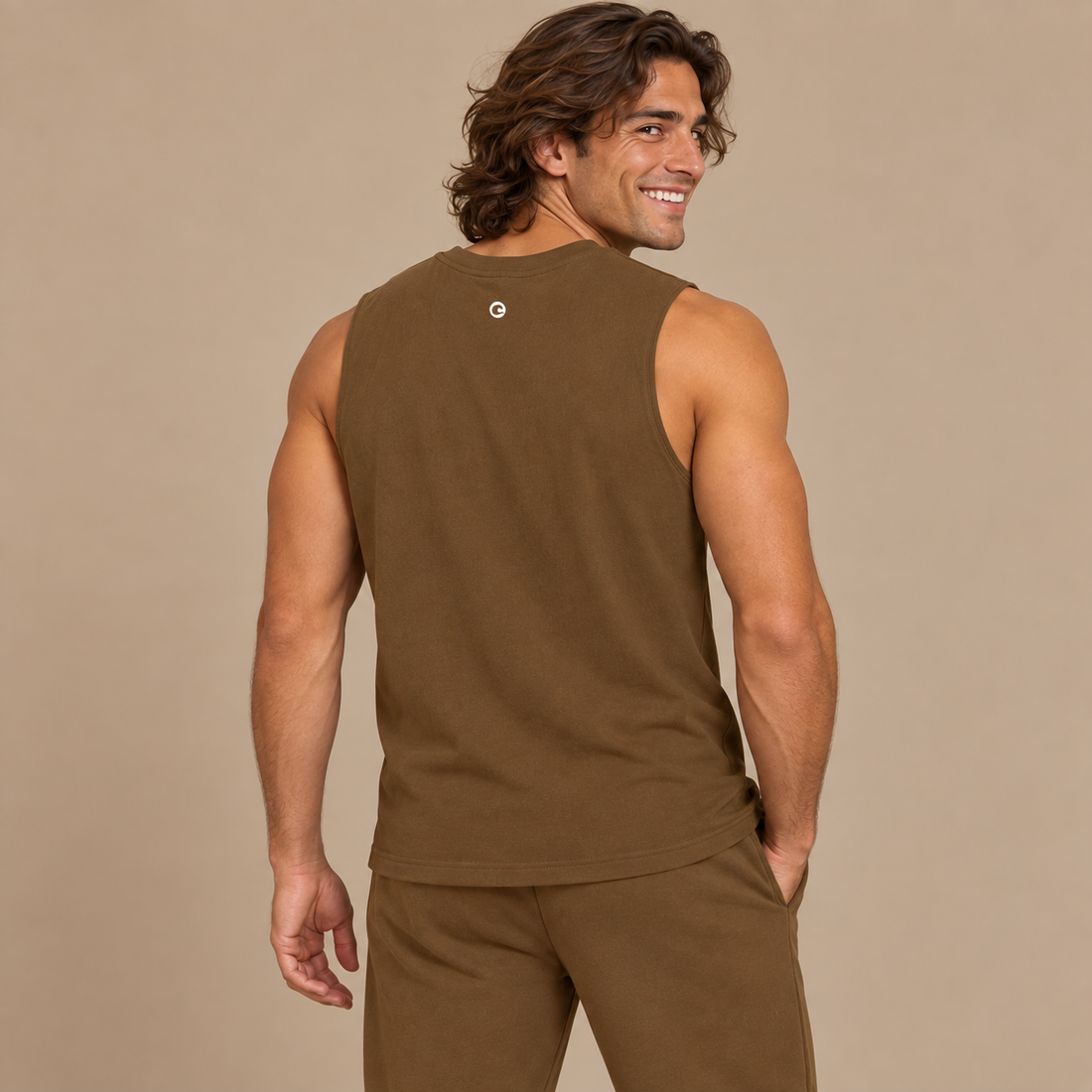 Men’s Oversized Cotton Tank Top