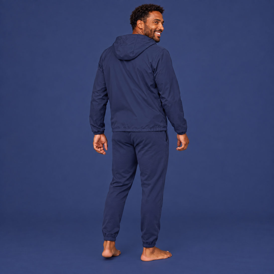 Soft Hooded Sports Jacket