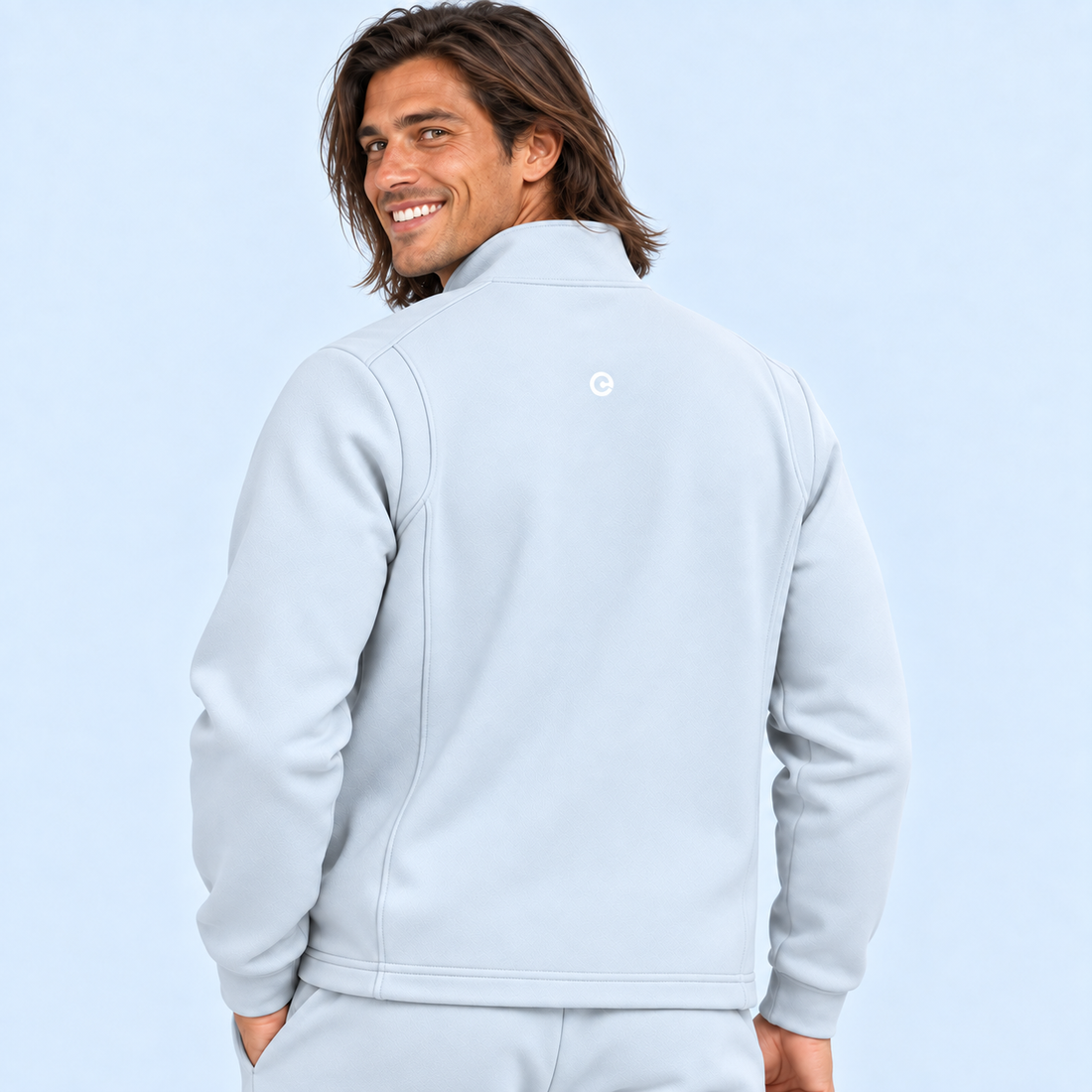 Unisex Stand Collar Track Jacket