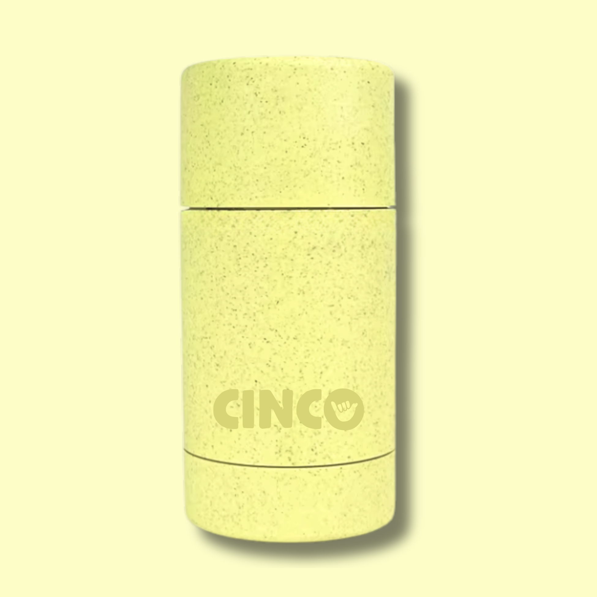 Natural Deodorant Case Yellow