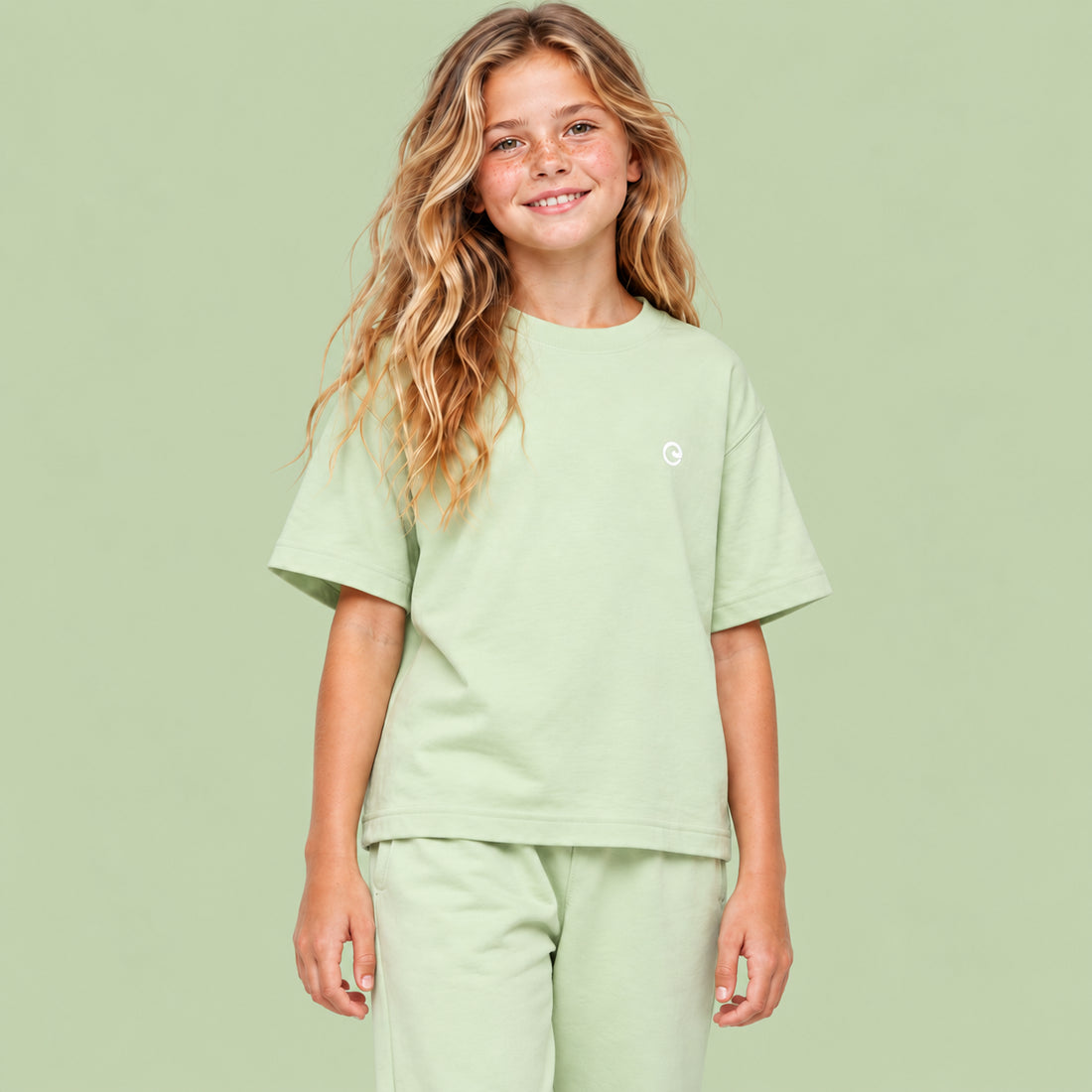 Kid’s Solid Crewneck T-Shirt