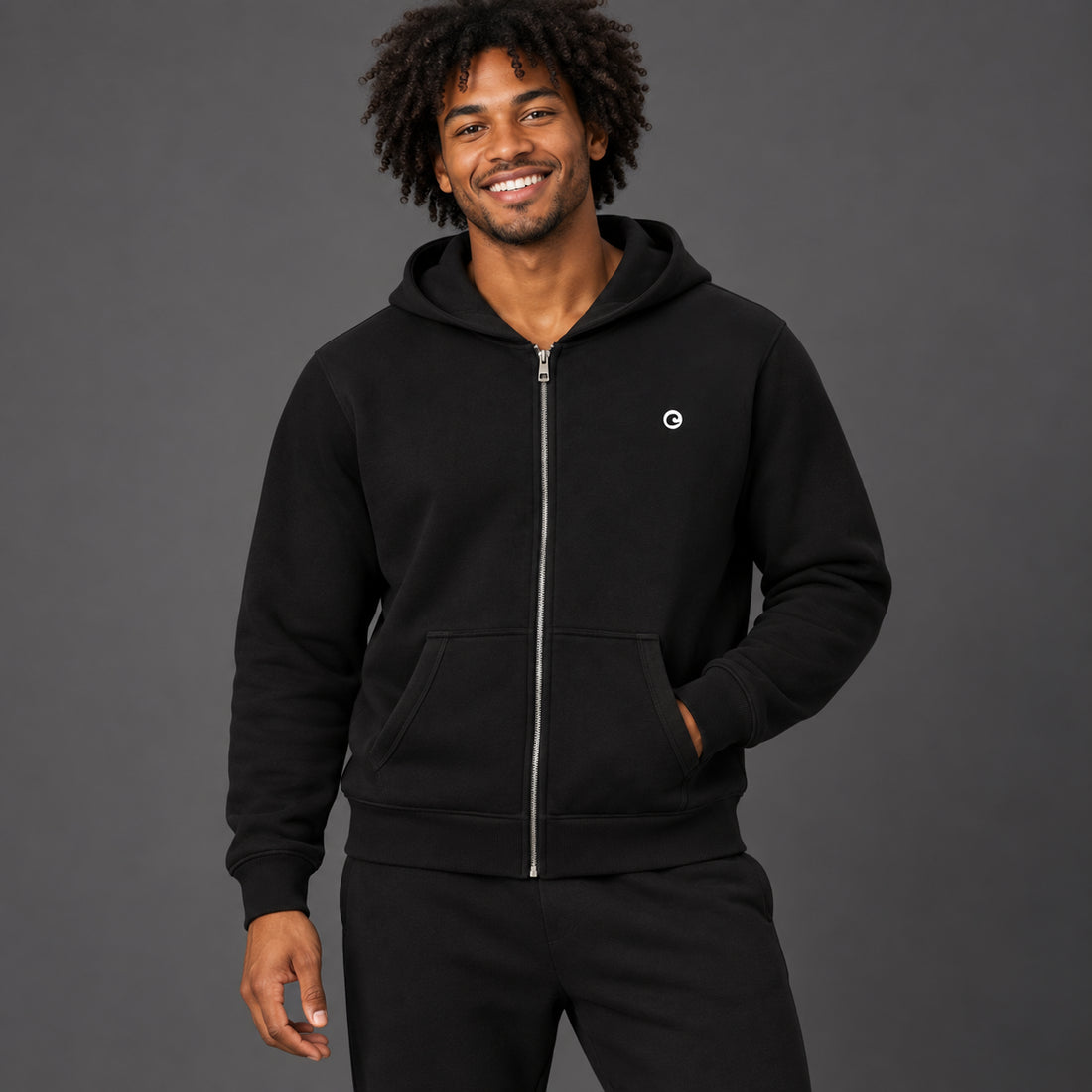 Unisex Fleece Full Zip Hoodie