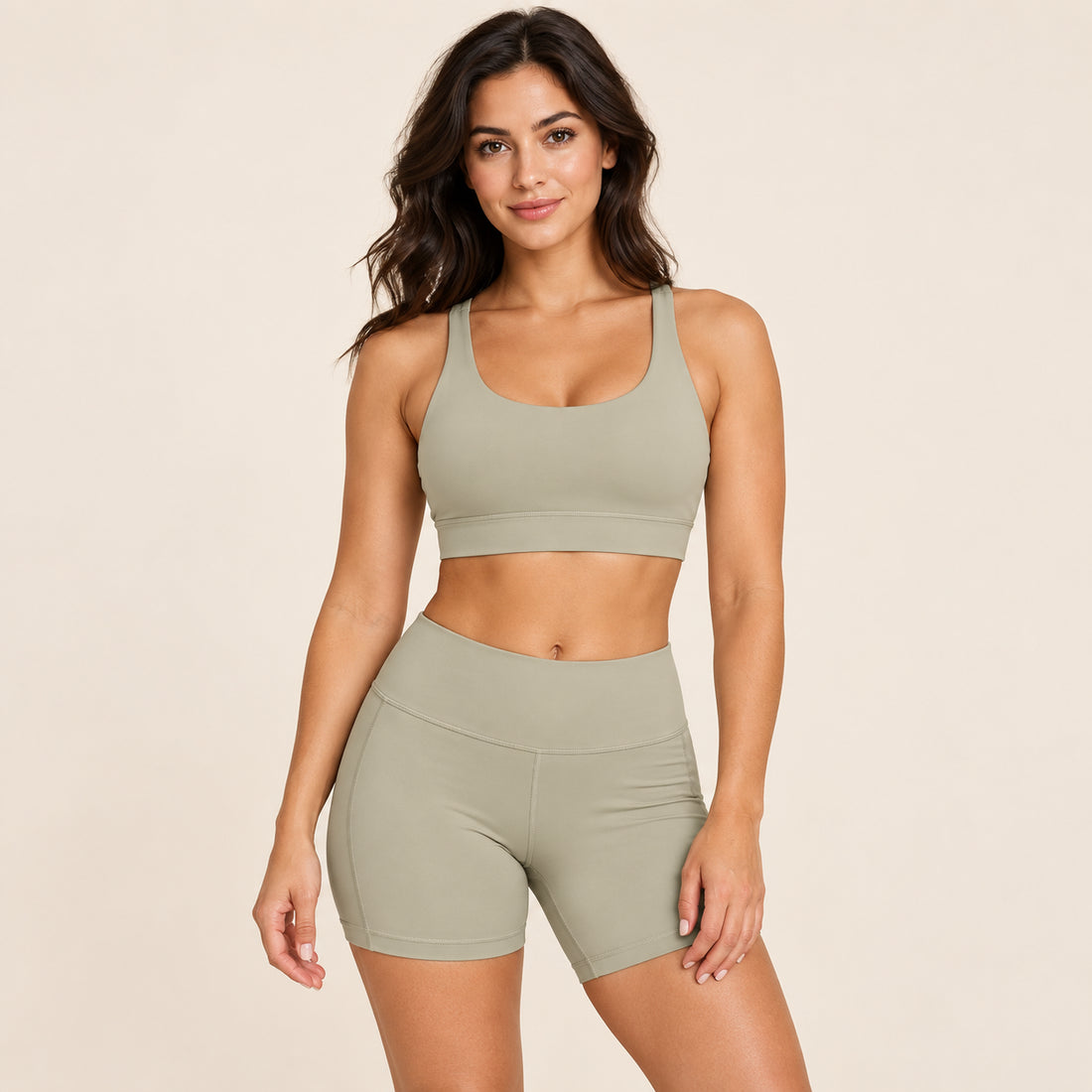 Strappy Criss-Cross Sports Bra