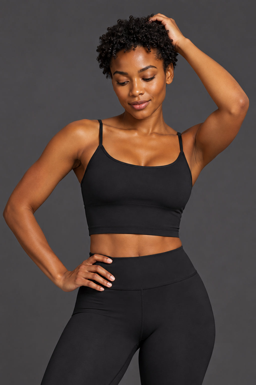 Spaghetti Strap Yoga Sports Bra
